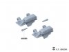 E.T. Model P35-406 WWII German Sd.kfz.251/Sd.kfz.11 Track links & Sprockets Late 3d Printed 1/35